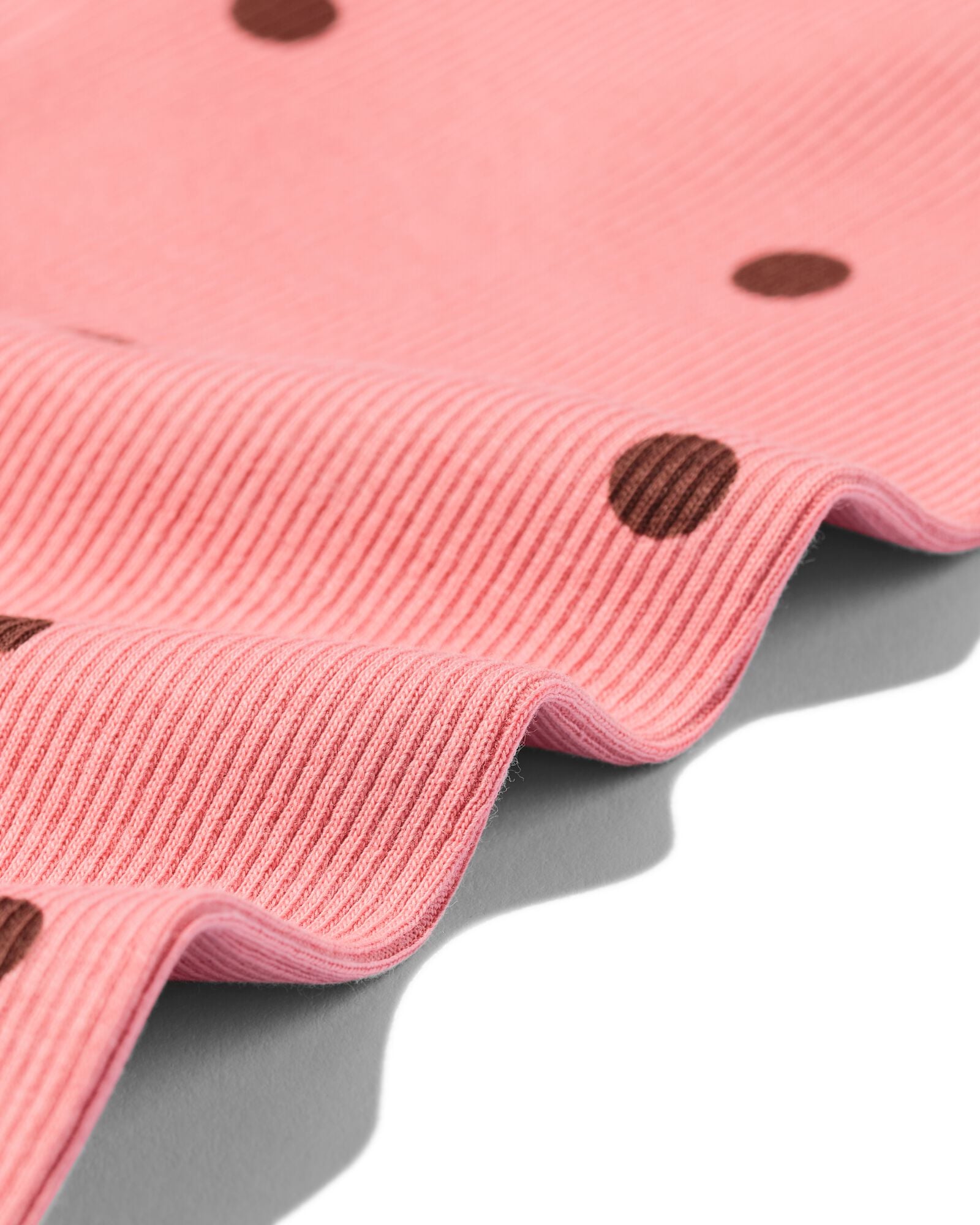 leggings b&eacute;b&eacute; c&ocirc;tel&eacute;s ajust&eacute;s pois - 2 pi&egrave;ces rose rose - 33017480PINK - HEMA