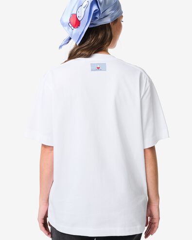 Miffy T-Shirt f&uuml;r Erwachsene, &bdquo;Passenger princess&ldquo;, Gr&ouml;&szlig;e M wei&szlig; M - 14990192 - HEMA
