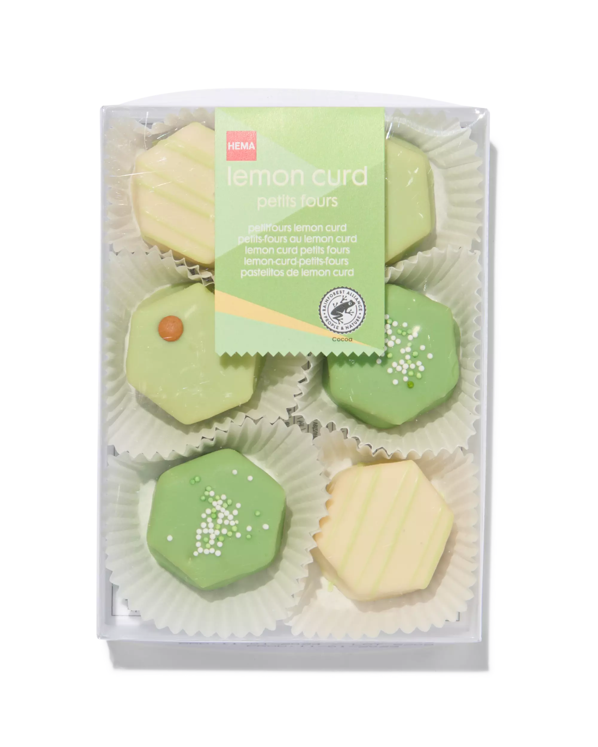 petits fours lemon curd