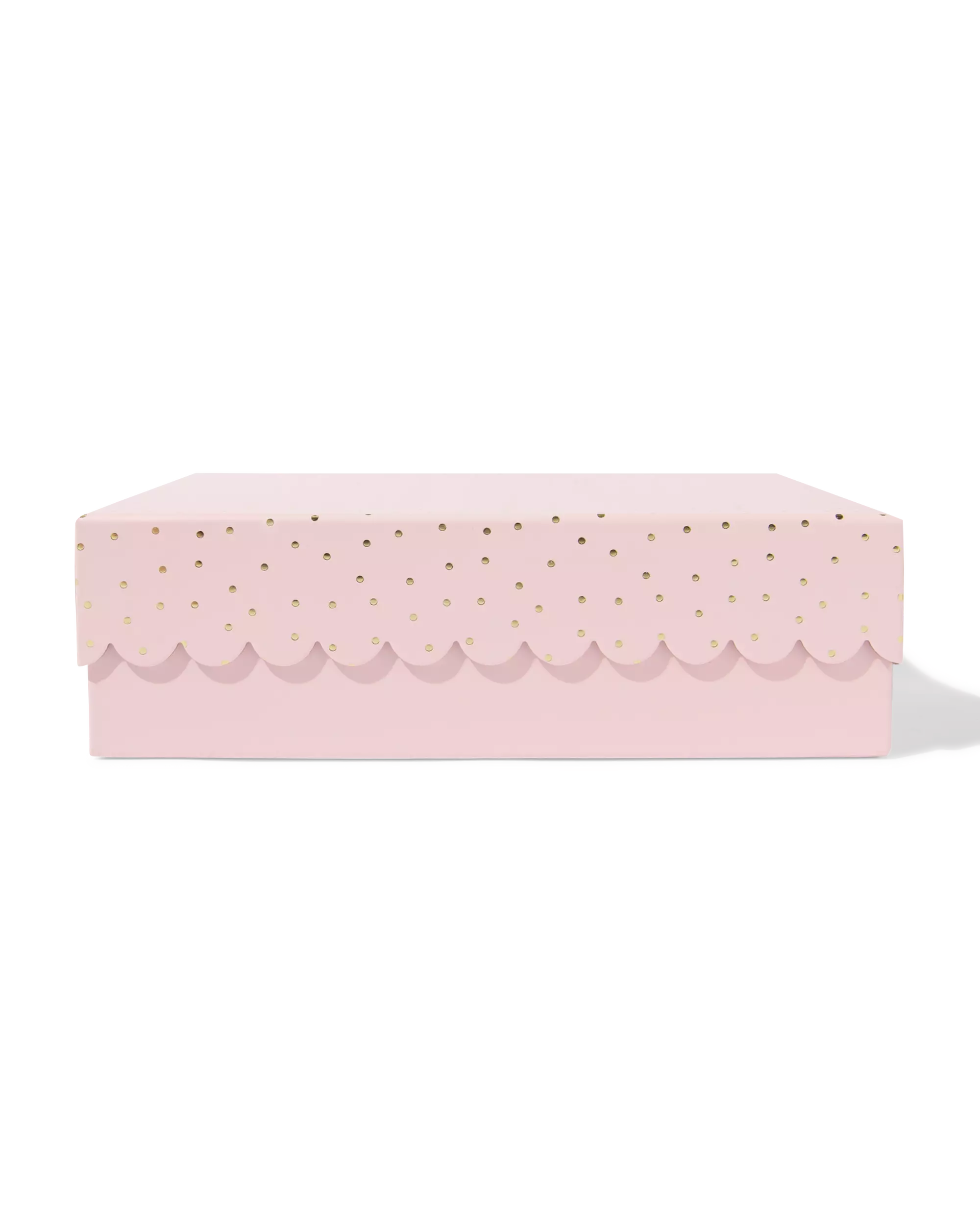 Schachtel L, 9 × 22 × 31 cm, Papier, Tupfen
