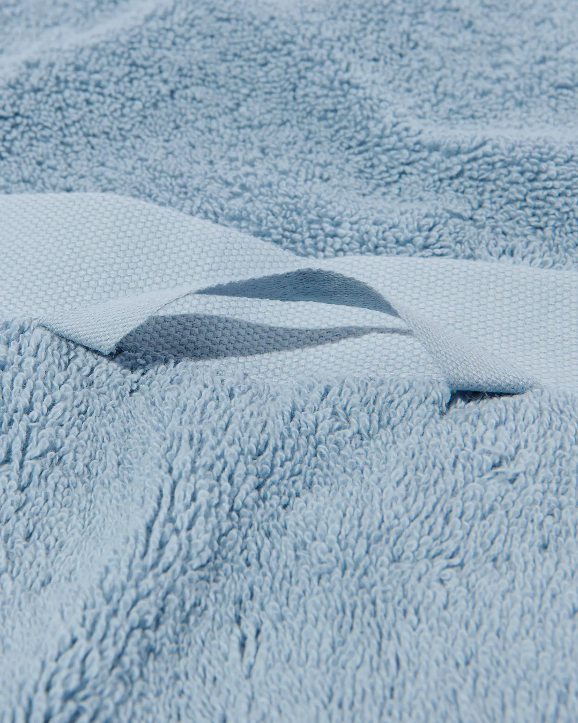 petite serviette 33x50 qualité hôtelière extra douce bleu glacier