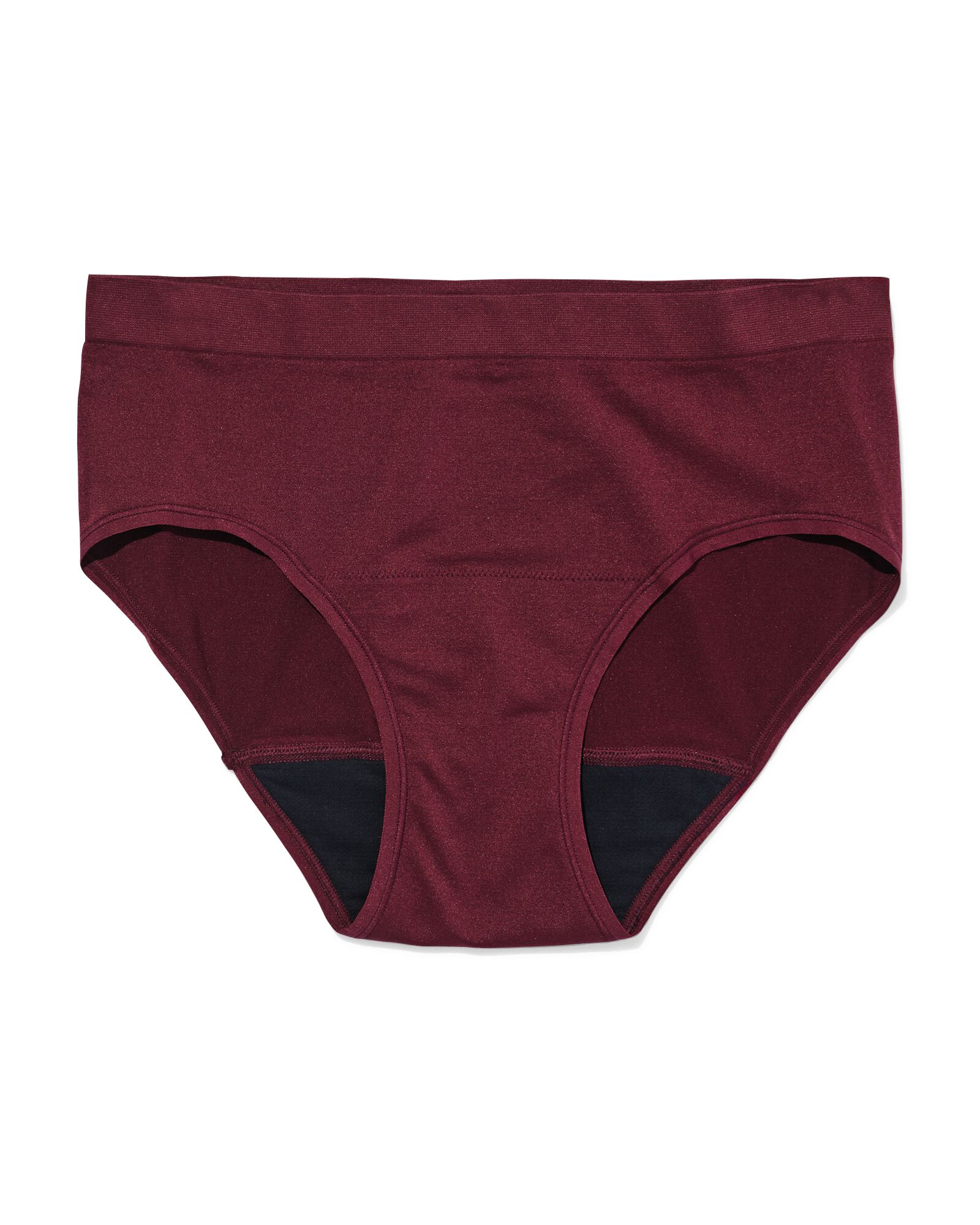 menstruatiehipster naadloos lichte absorptie donkerrood - 19608419DARKRED - HEMA