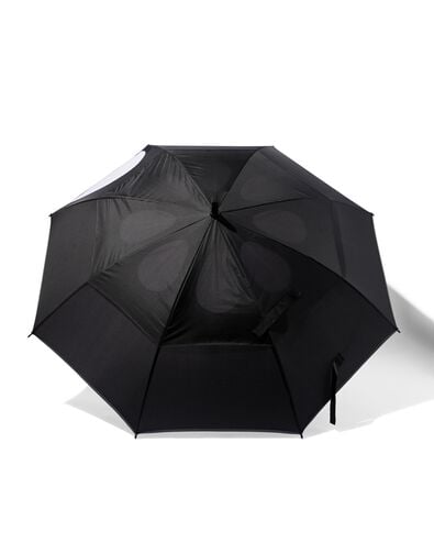 windbestendige paraplu &Oslash;114x89 zwart - 16830015 - HEMA