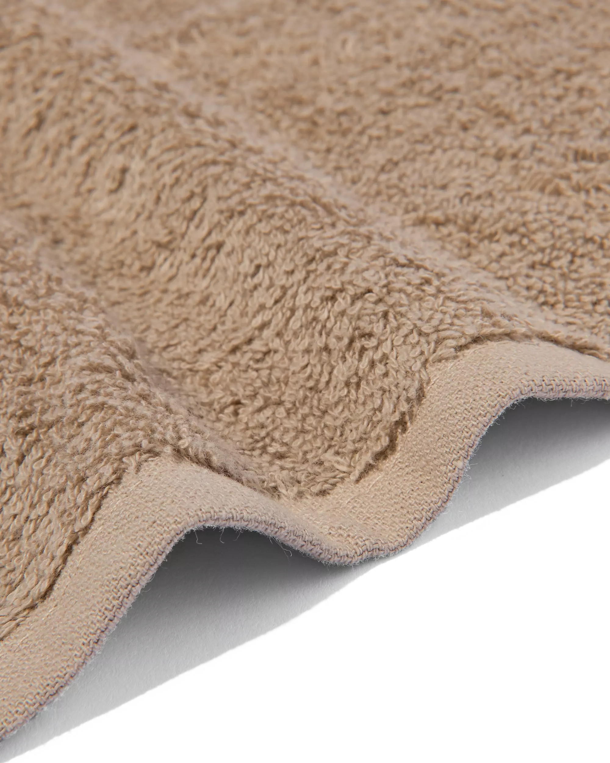 4 serviettes pour le visage 30x30 taupe - qualité épaisse