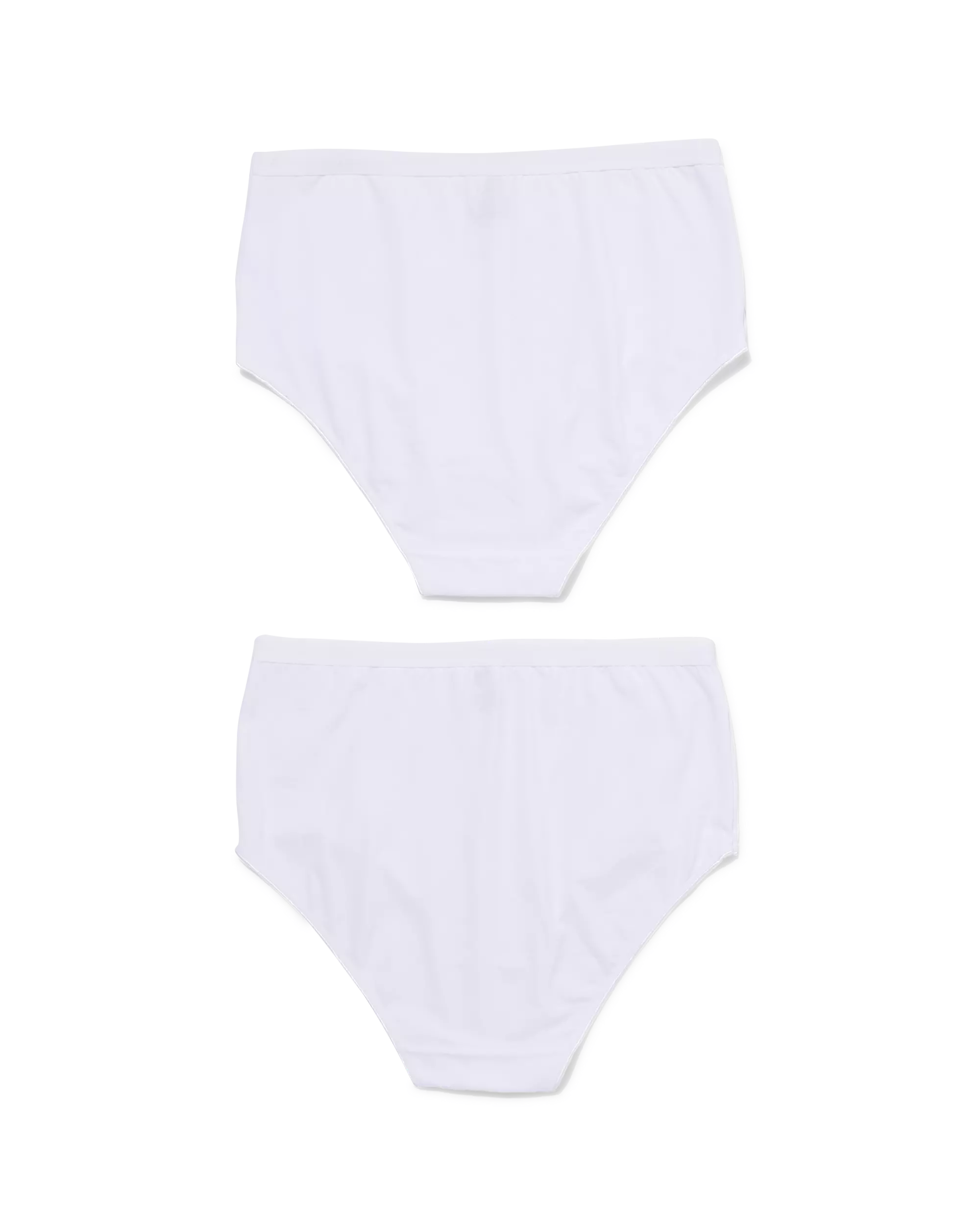 2 slips femme taille haute coton stretch