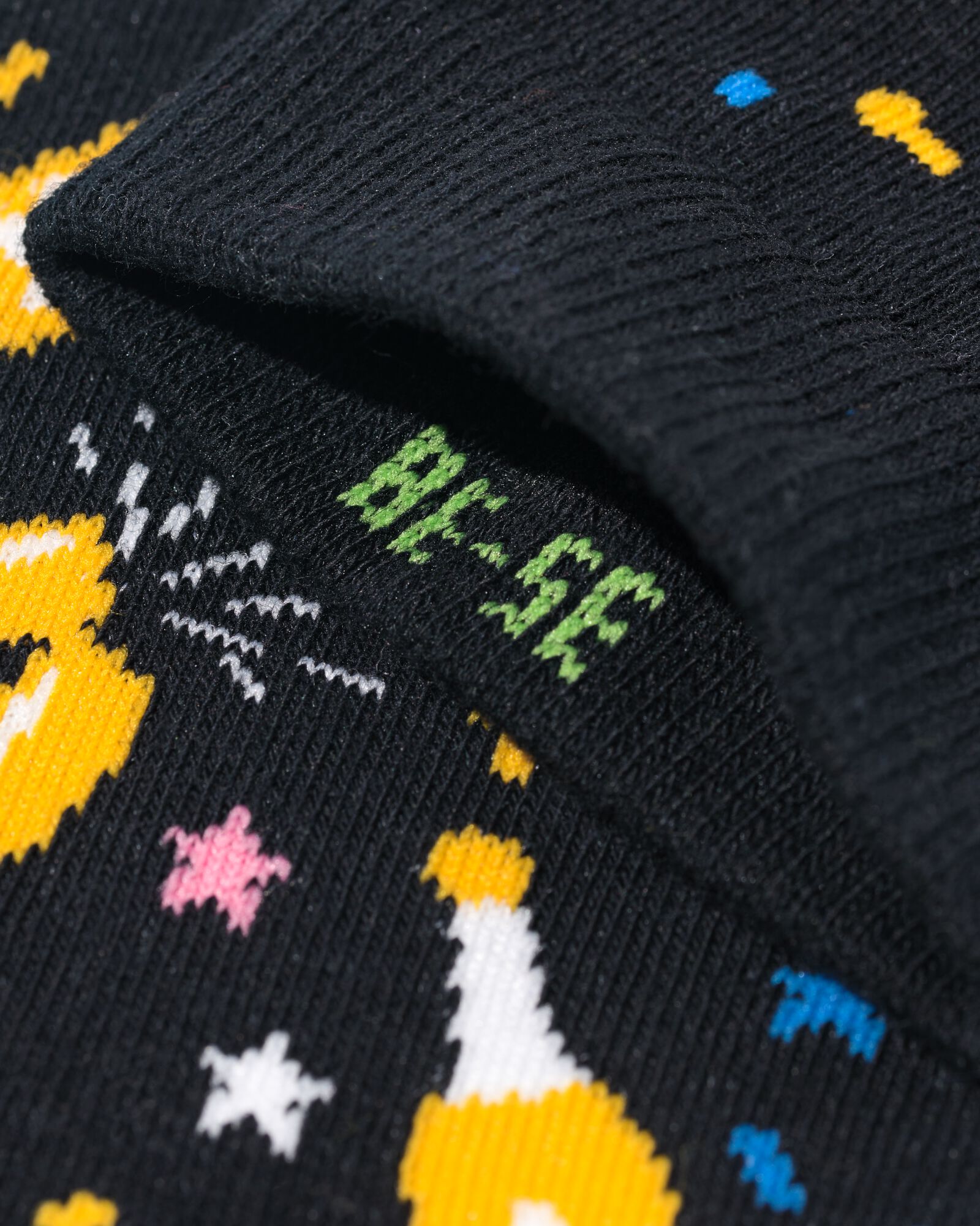 chaussettes avec coton cheers noir - 4103410BLACK - HEMA