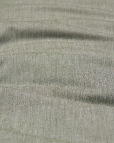 housse de couette chambray 200x200/220 vert - 5790231 - HEMA