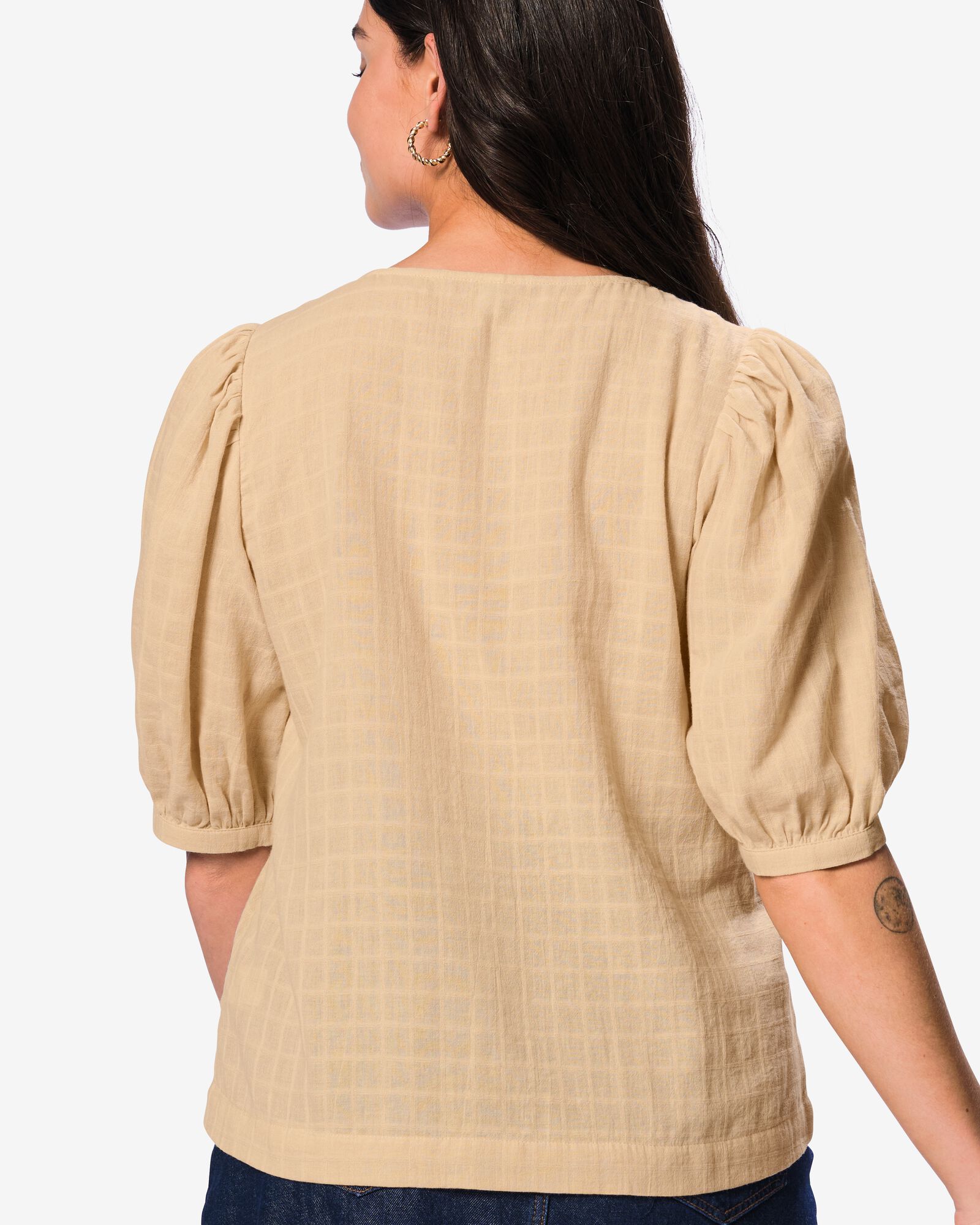 Damenbluse Billy  beige beige - 36213350BEIGE - HEMA