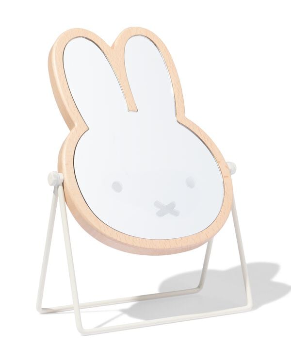 miroir miffy 18 x 9 x 28 cm bois - 60410303 - HEMA