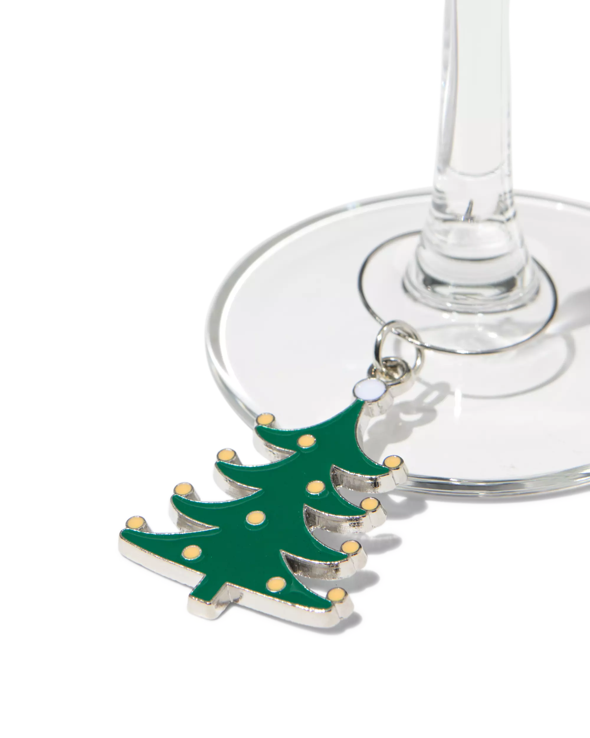 marque-verres personnages de Noël - 6 pièces