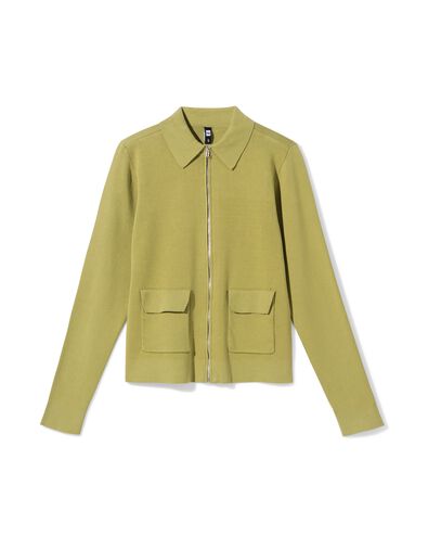 Damenstrickjacke Ivory gr&uuml;n gr&uuml;n - 36212460GREEN - HEMA