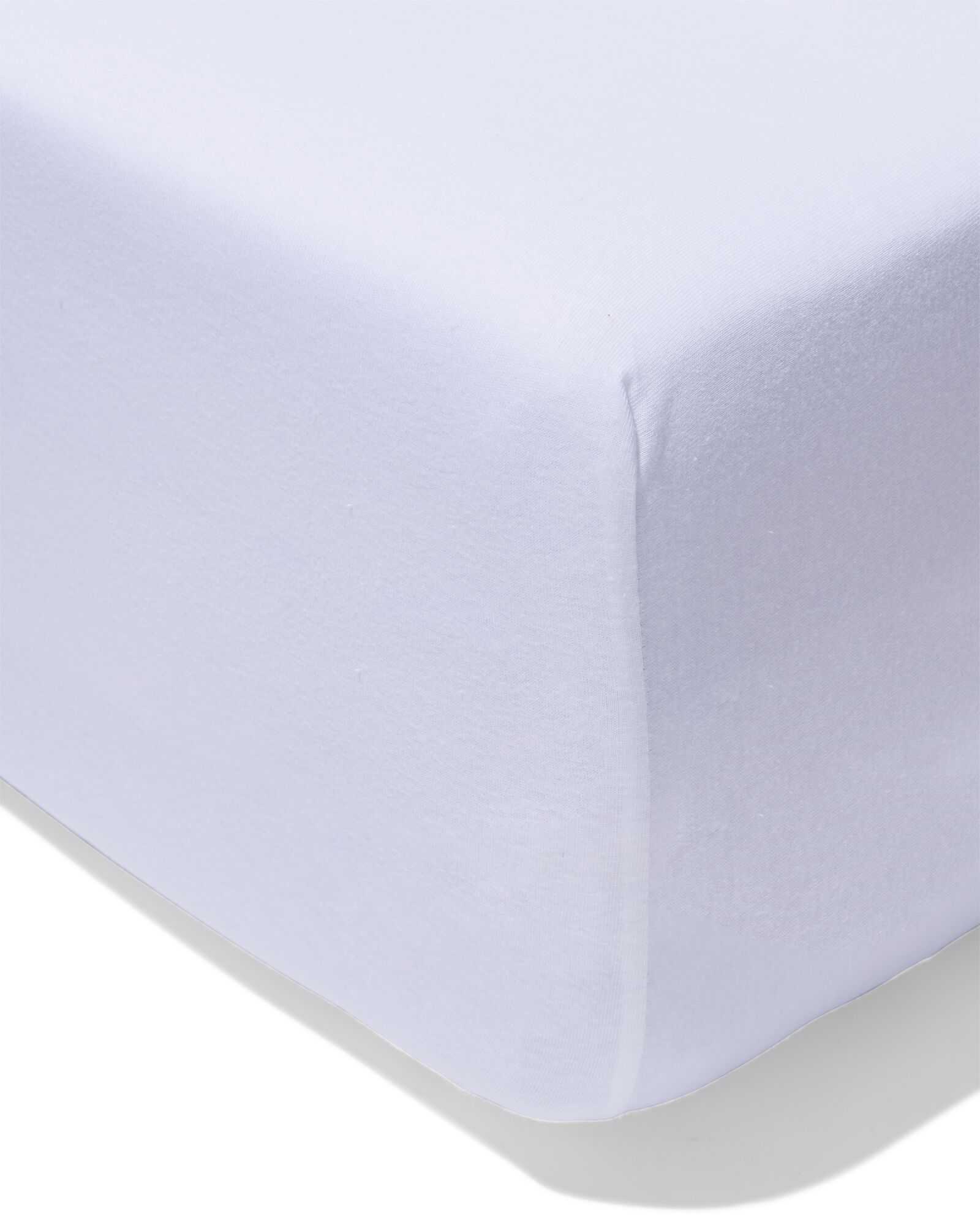 drap-housse pour boxspring jersey 140x200 blanc - 5180057 - HEMA