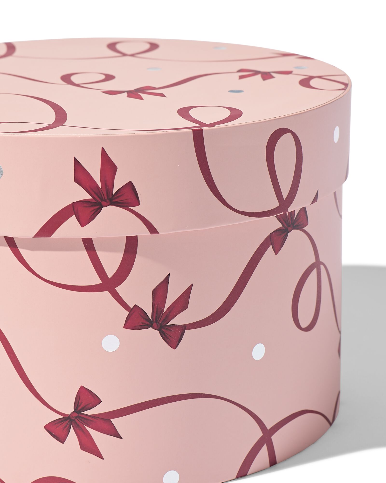 bo&icirc;te-cadeau ⌀23,4 x 15 cm petits n&oelig;uds - 25702202 - HEMA