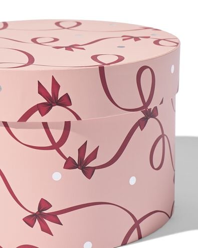 bo&icirc;te-cadeau ⌀23,4 x 15 cm petits n&oelig;uds - 25702202 - HEMA