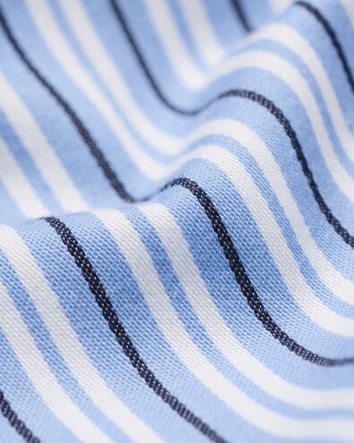 Herren-Pyjama Palle, Popeline, gestreift mittelblau - 23686210MIDBLUE - HEMA