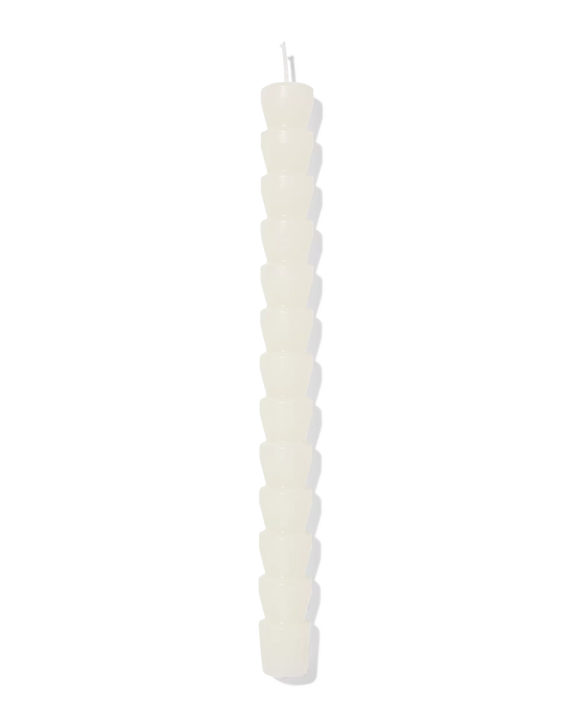 bougie longue ⌀2,2x25cm diabolo ivoire