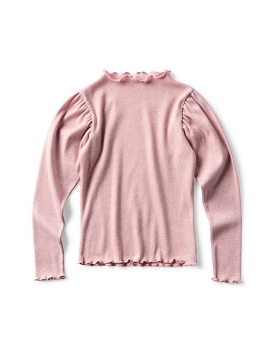 t-shirt enfant c&ocirc;tel&eacute; vieux rose vieux rose - 30889305OLDPINK - HEMA