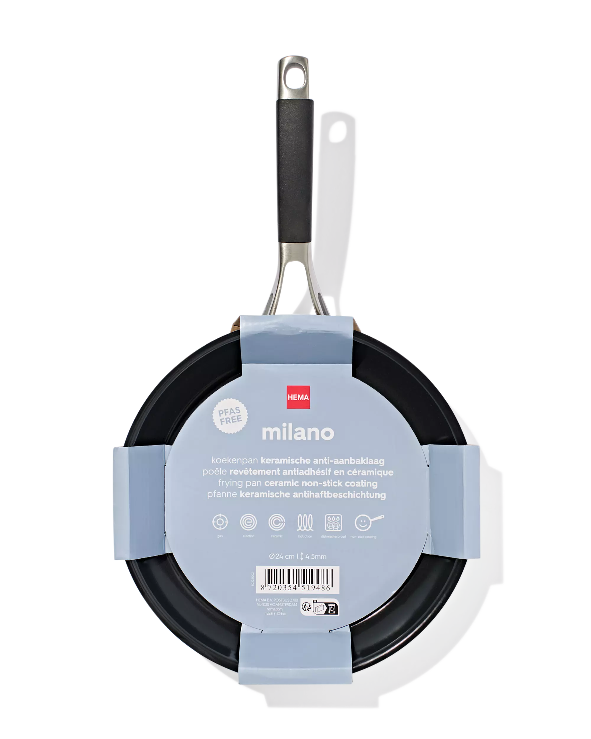 pan Ø24cm Milano PFAS vrij
