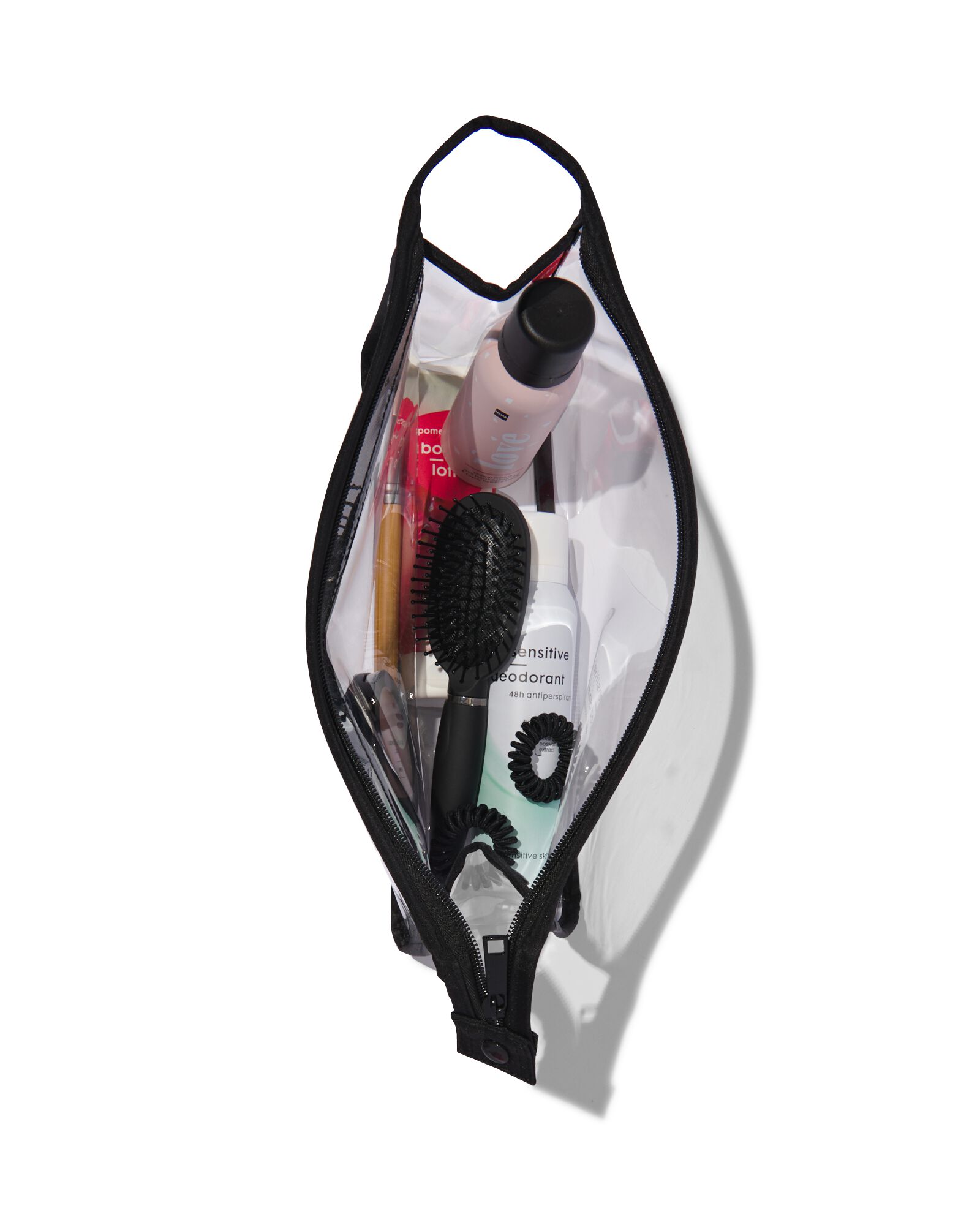Kulturbeutel, transparent, 8 x 30 x 20 cm - 11890620 - HEMA