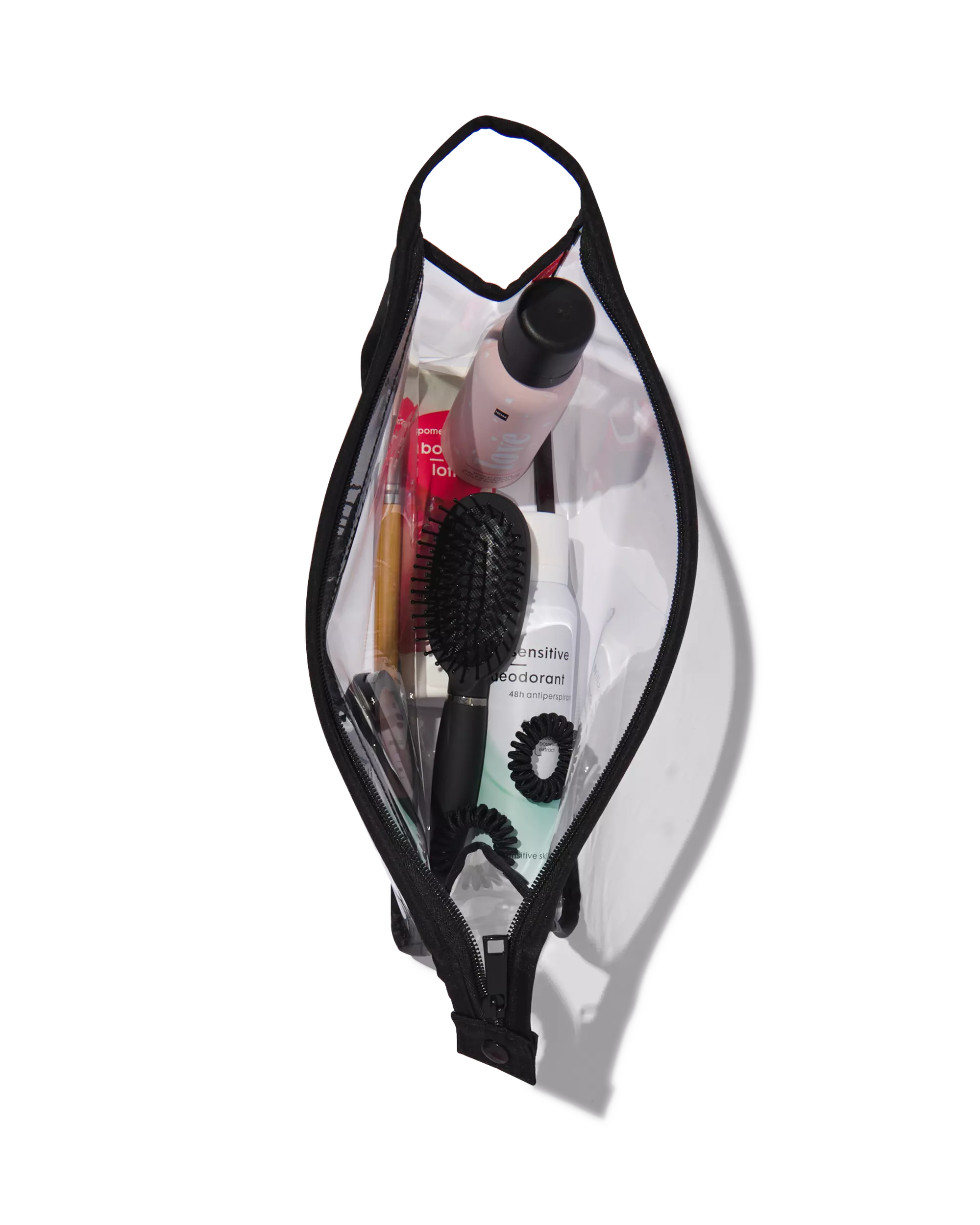 trousse de toilette transparente 8x30x20