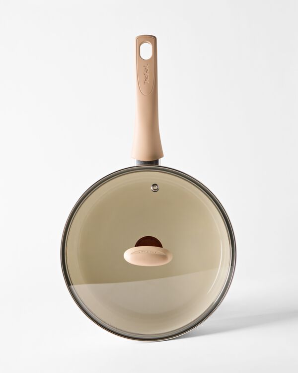 Tefal tiefe Pfanne, &Oslash; 24 cm, Keramikbeschichtung, PFAS-frei, mit Deckel - 80190223 - HEMA