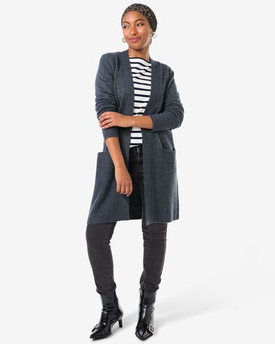 damesvest Lana  blauw blauw - 36302620BLUE - HEMA
