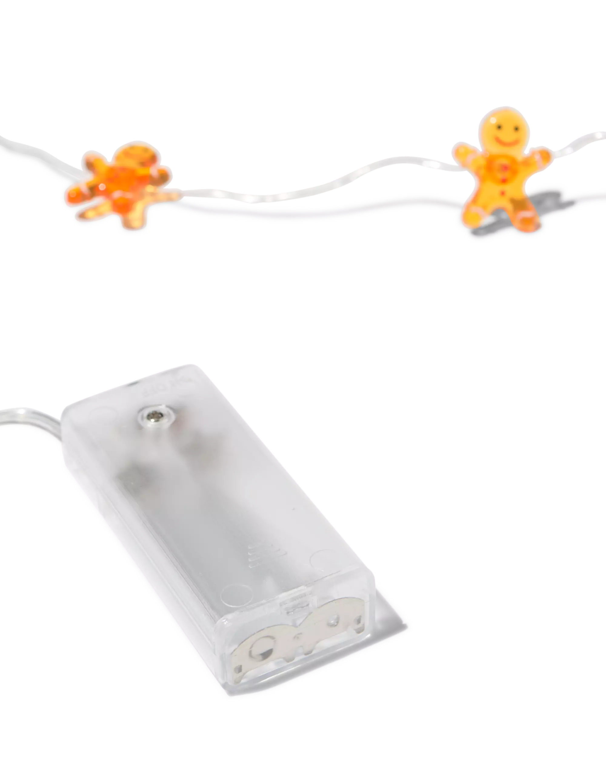 guirlande lumineuse 1,8 m avec 15 lampes led pain d'épice pour l'intérieur