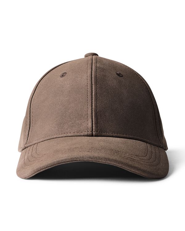 Damen-Schirmm&uuml;tze aus Wildleder, Braun - 18762020 - HEMA