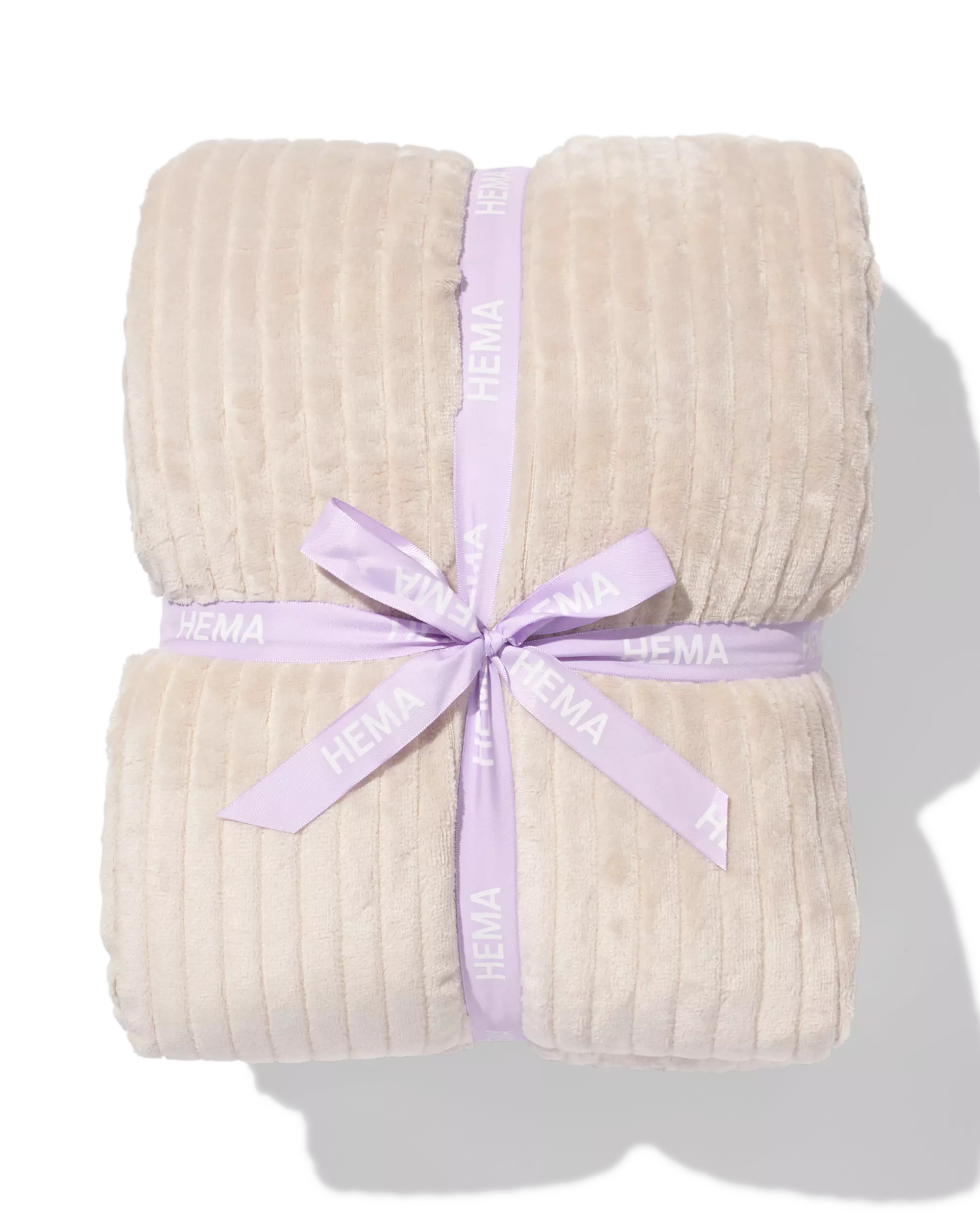 plaid 150x130cm sherpa beige