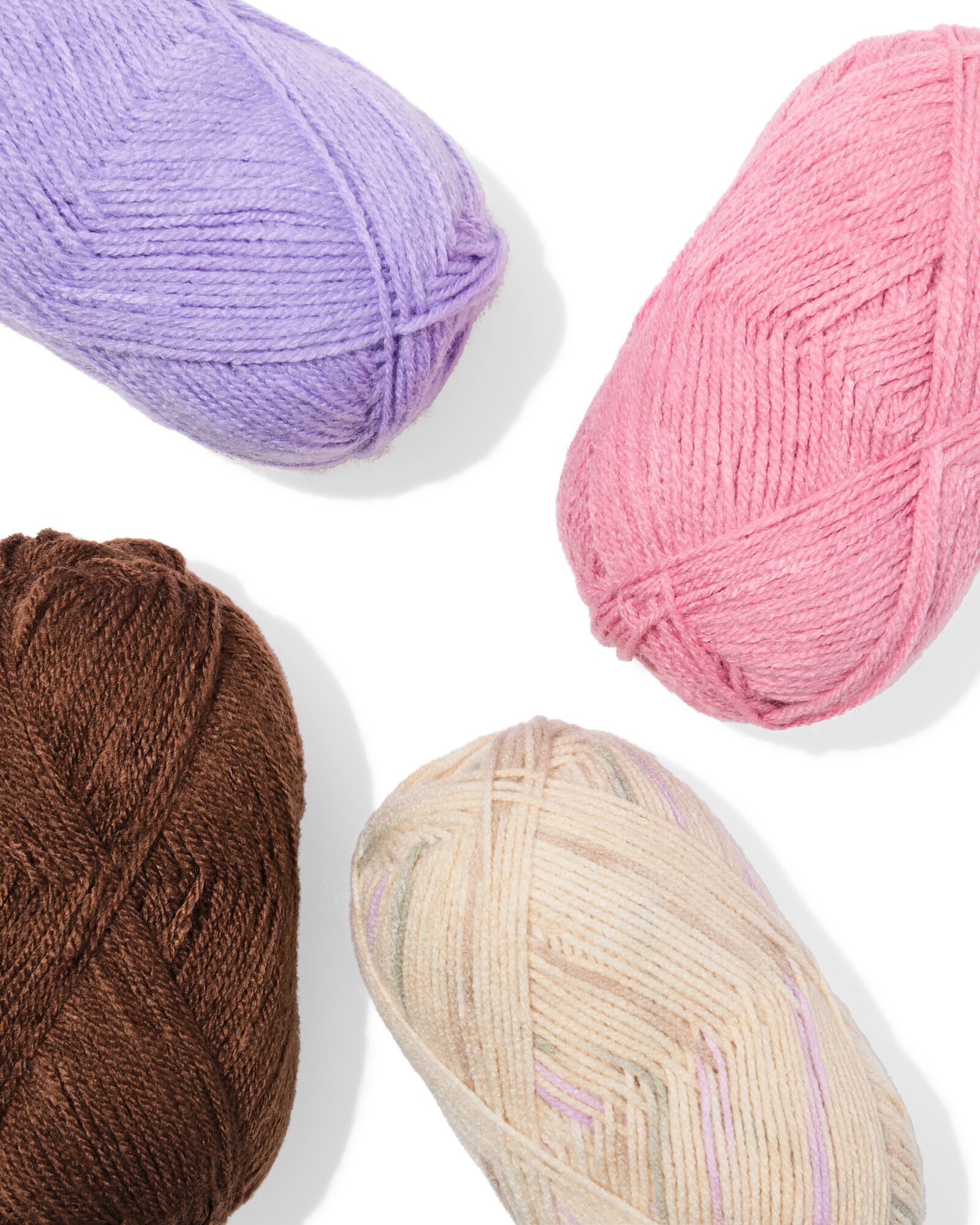 Acrylgarn, 100 g, 250 m, bunt meliert - 60702854 - HEMA