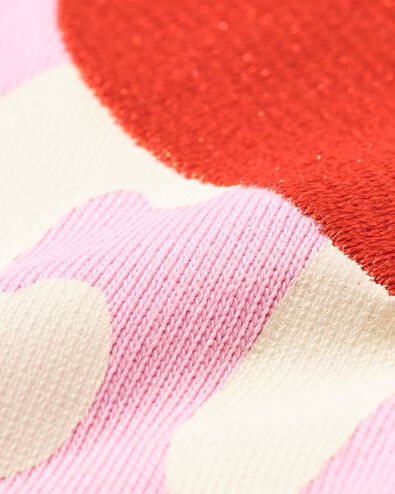 pull enfant tissu sweat c&oelig;urs rose rose - 30866505PINK - HEMA