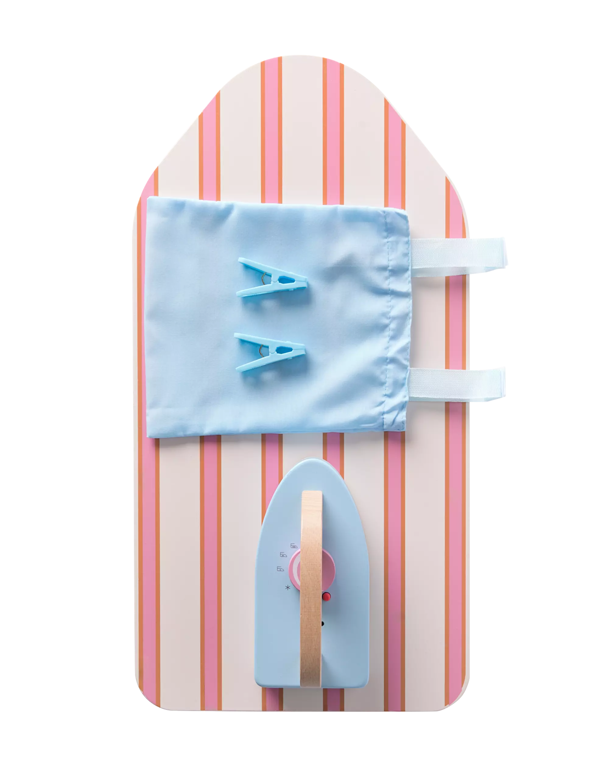 planche à repasser enfant avec fer 48x50cm bois
