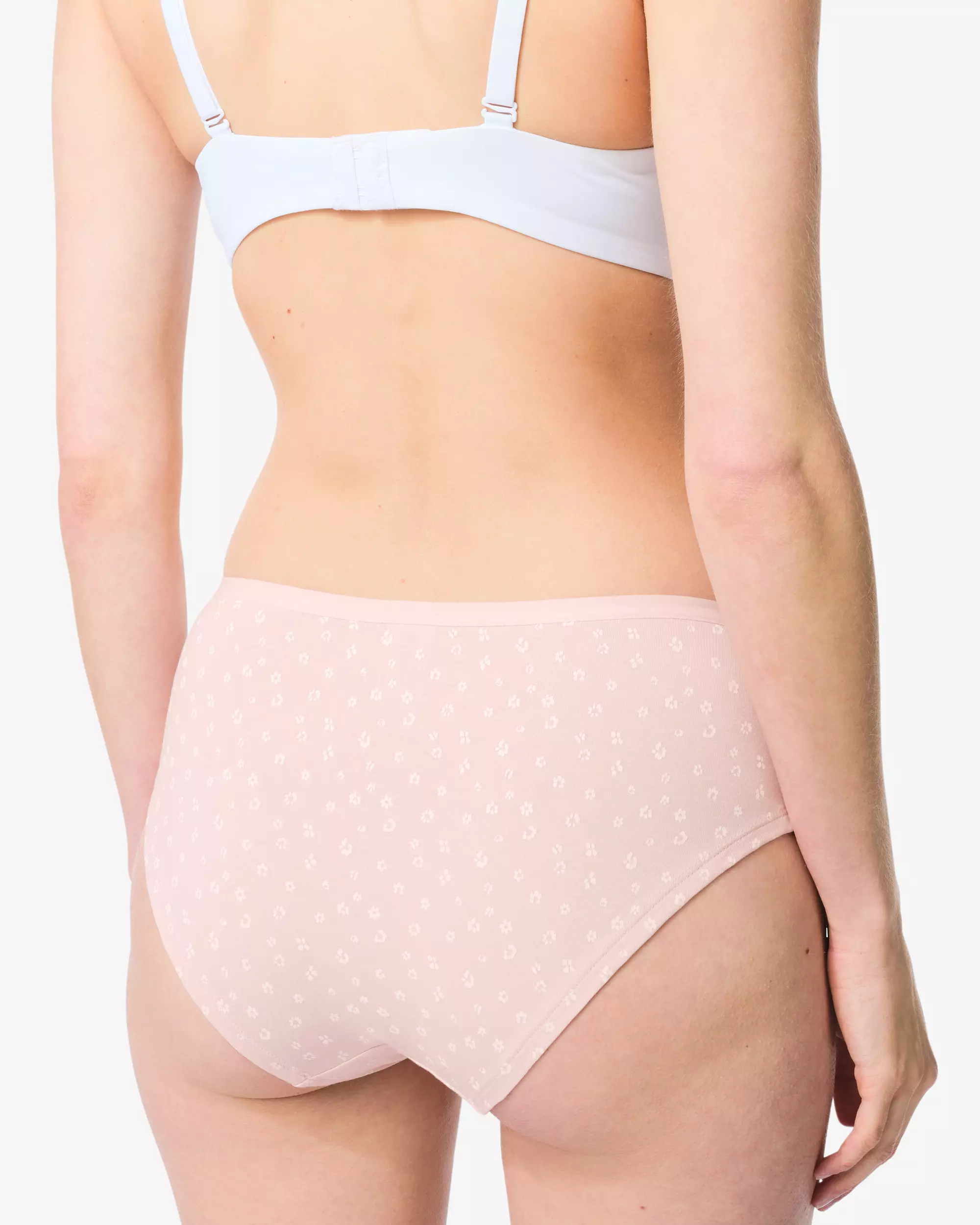 culottes hipsters femme coton fleurs - 2 pièces