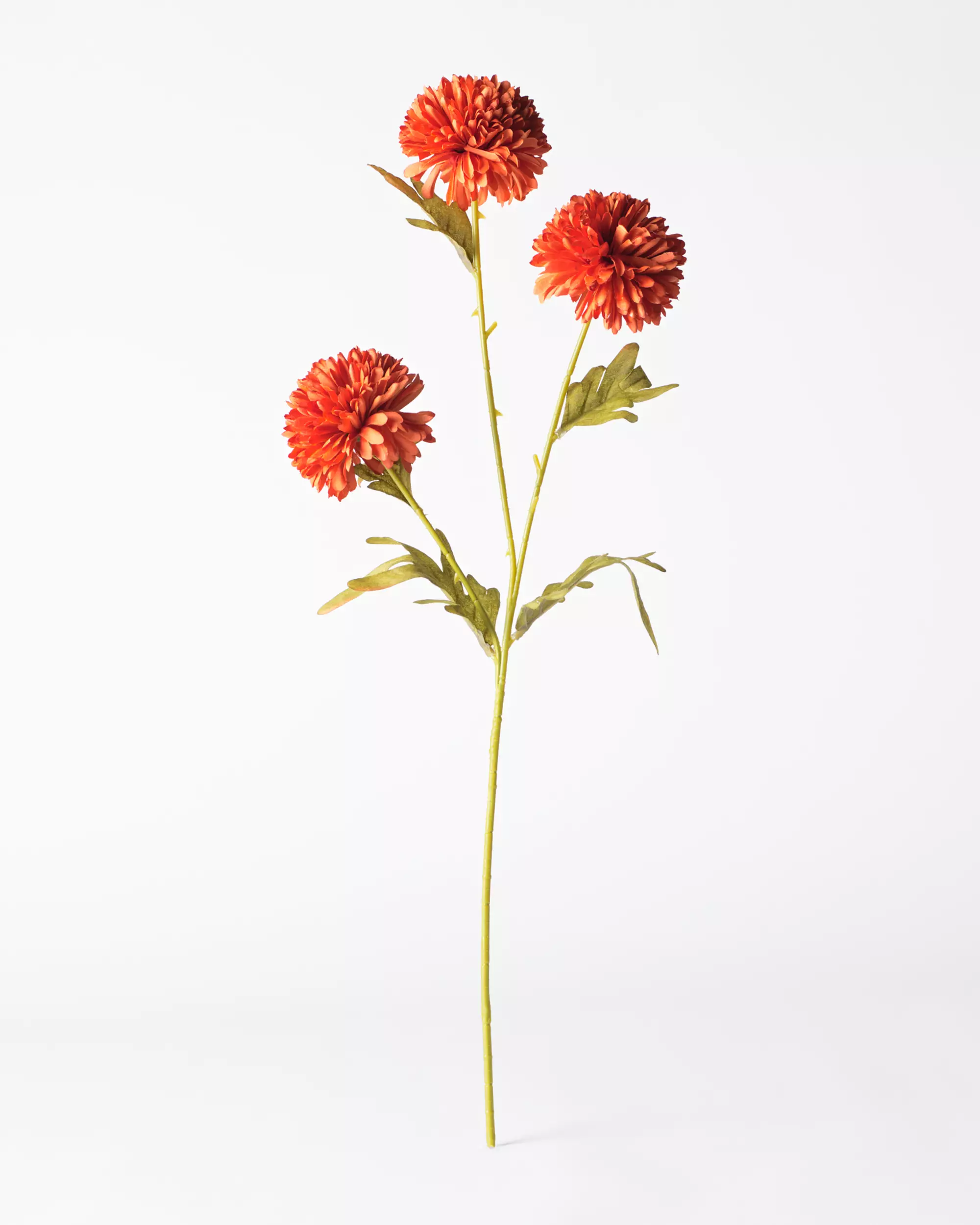 kunstbloem dahlia 55cm oranje