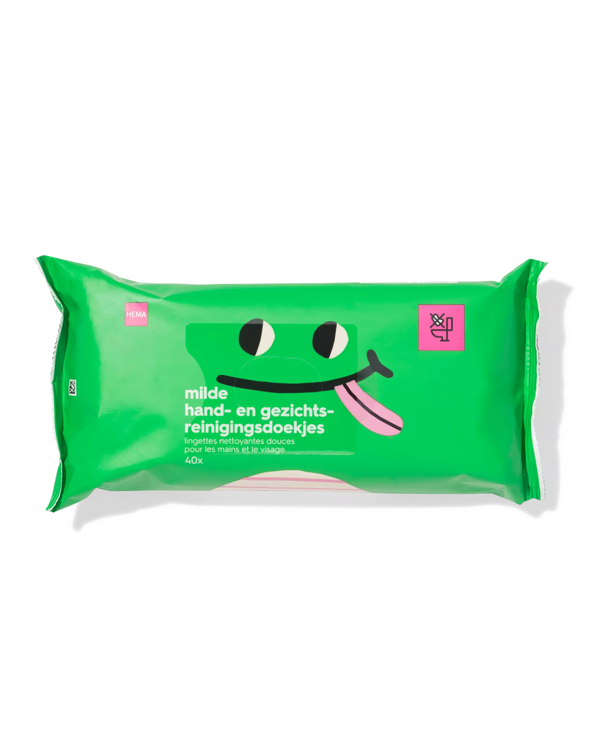 lingettes nettoyantes douces pour les mains et le visage - lot de 40