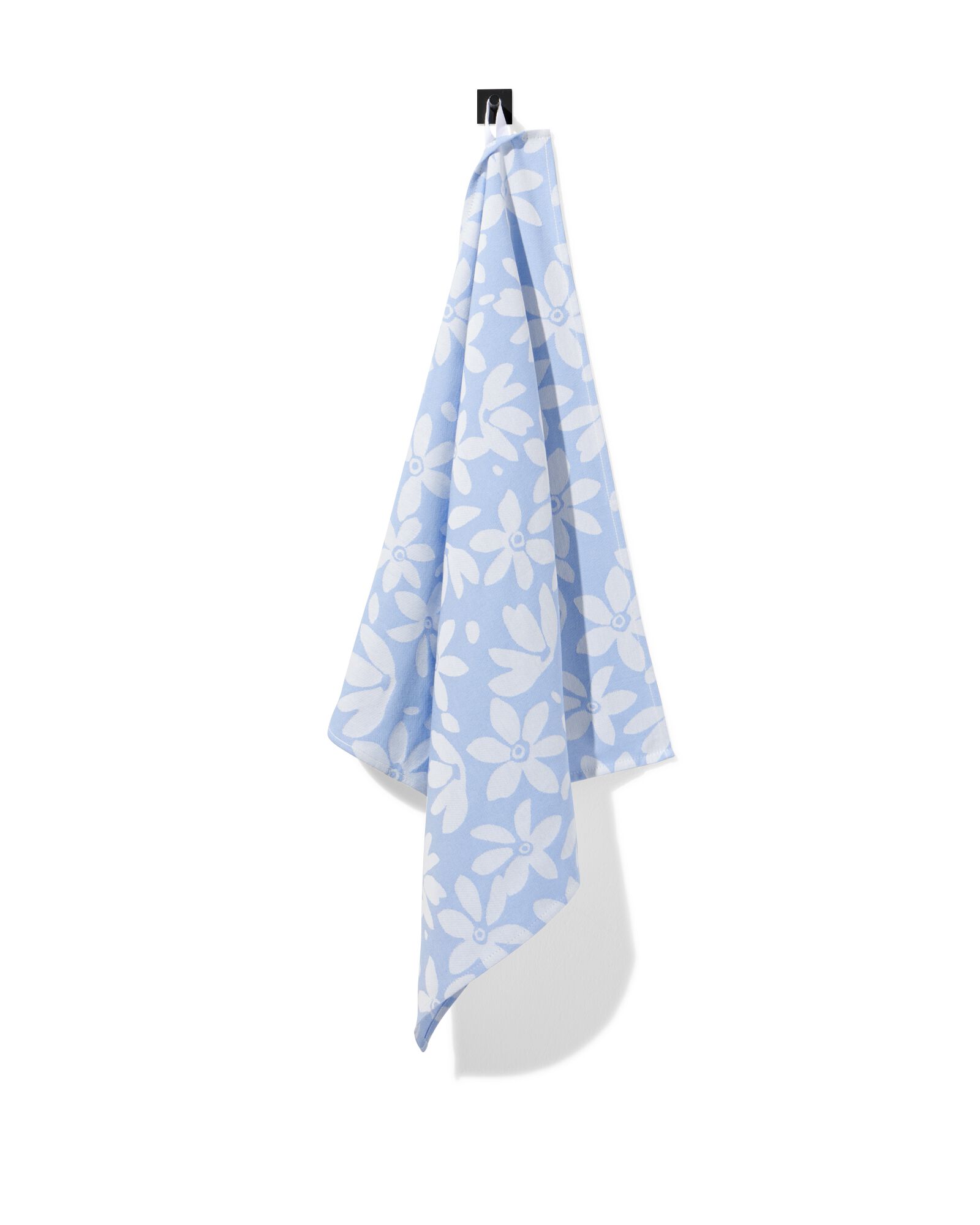 torchon 65 x 65 cm coton fleurs - 5400021 - HEMA
