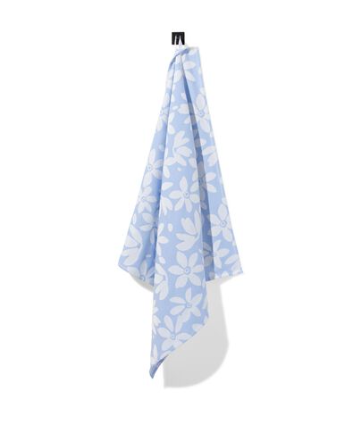 torchon 65 x 65 cm coton fleurs - 5400021 - HEMA
