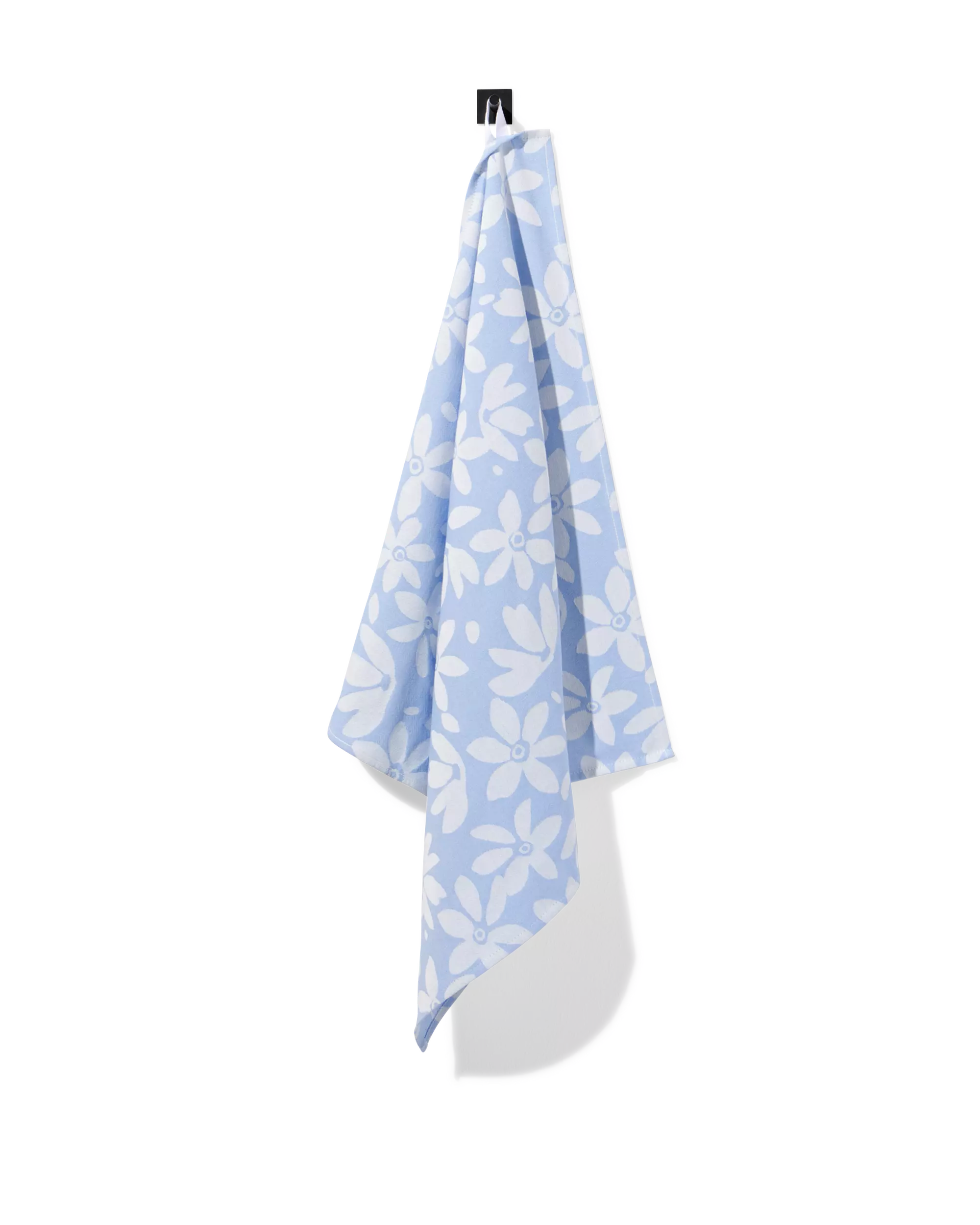 theedoek 65x65cm katoen bloemen
