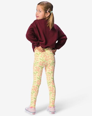 leggings enfant coupe classique c&ocirc;tel&eacute; fleurs - lot de 2 rose p&acirc;le rose p&acirc;le - 30829402LIGHTPINK - HEMA