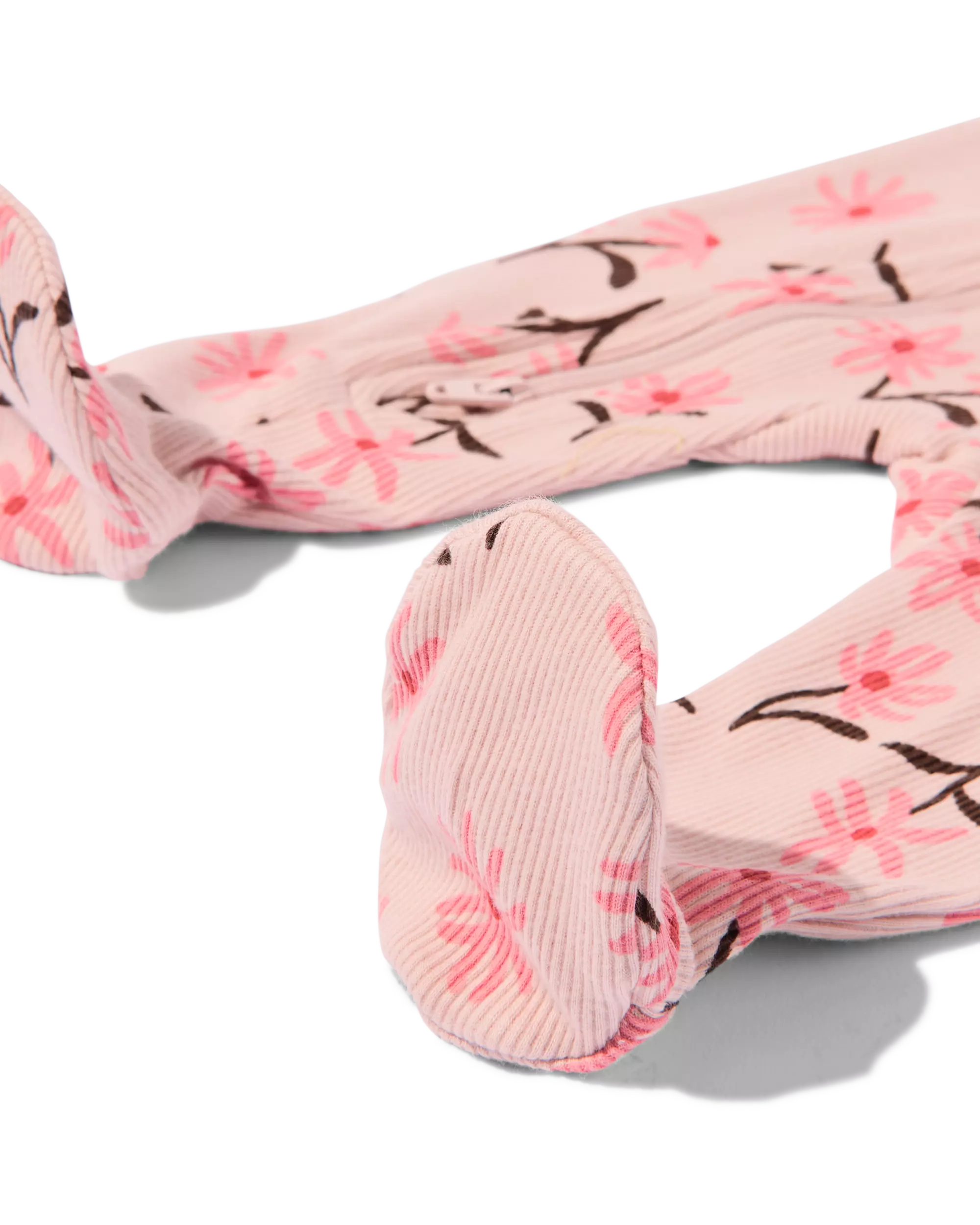 barboteuse bébé côtelée fleurs
