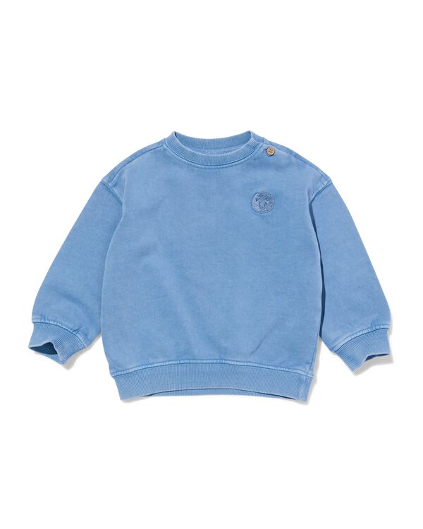 Babypullover aus Sweatstoff blau blau - 33106280BLUE - HEMA