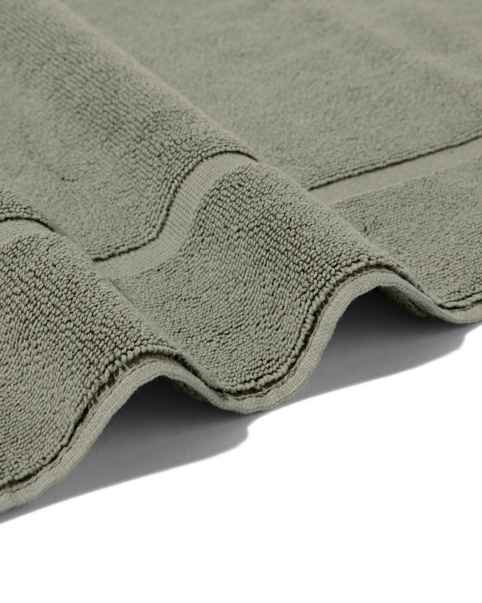 tapis de bain 50x85 qualit&eacute; &eacute;paisse vert arm&eacute;e - 5245407 - HEMA