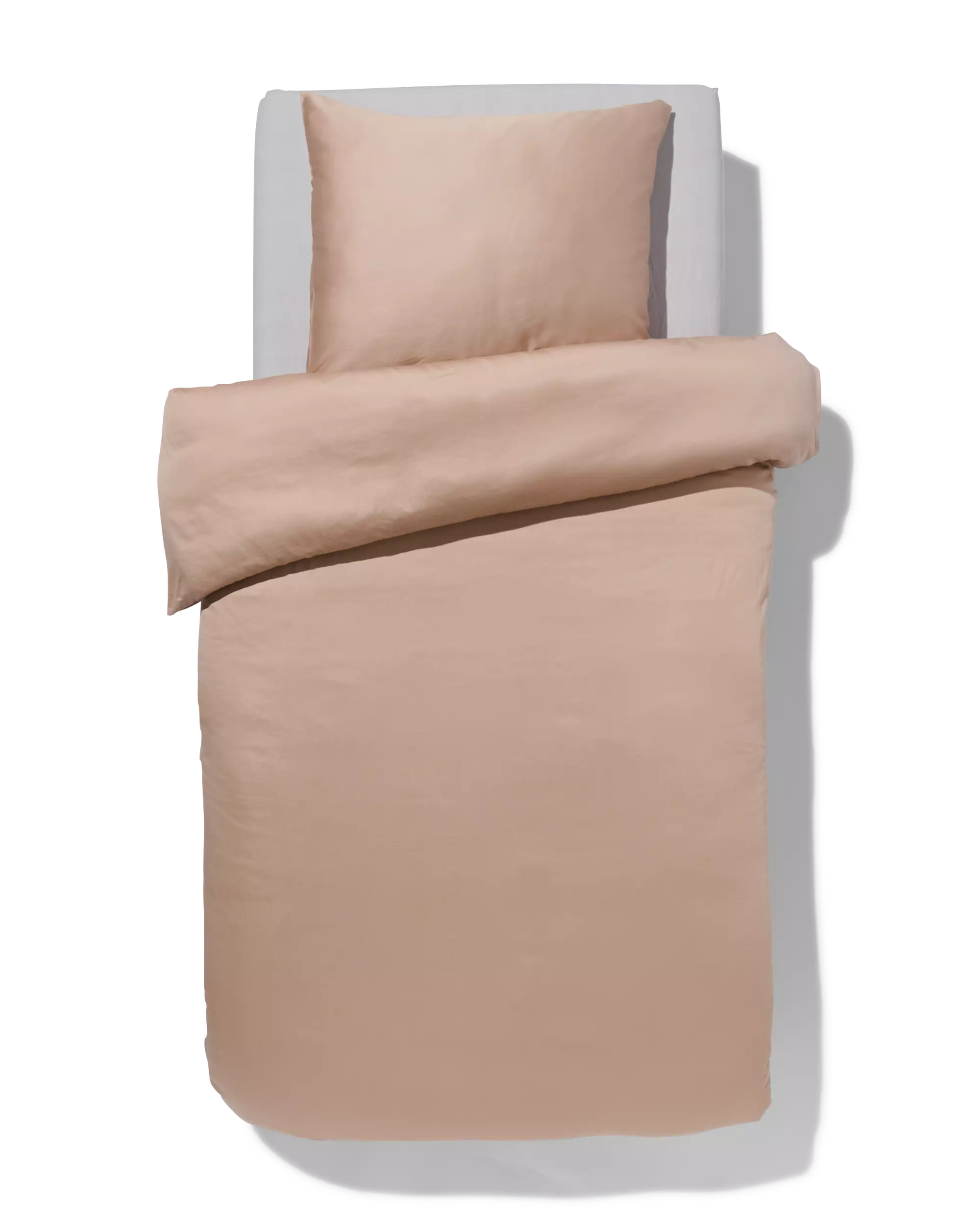 housse de couette 140x200/220 cm coton hôtel satin taupe
