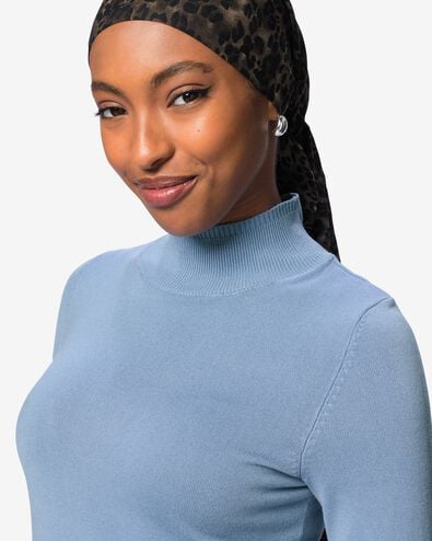 Damenpullover, Feinstrick hellblau hellblau - 36305930LIGHTBLUE - HEMA