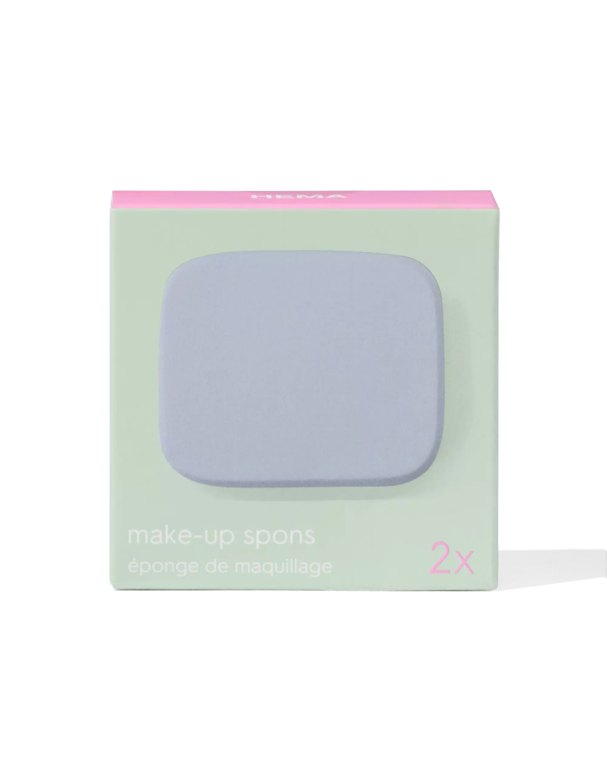 éponge de maquillage carrée - lot de 2