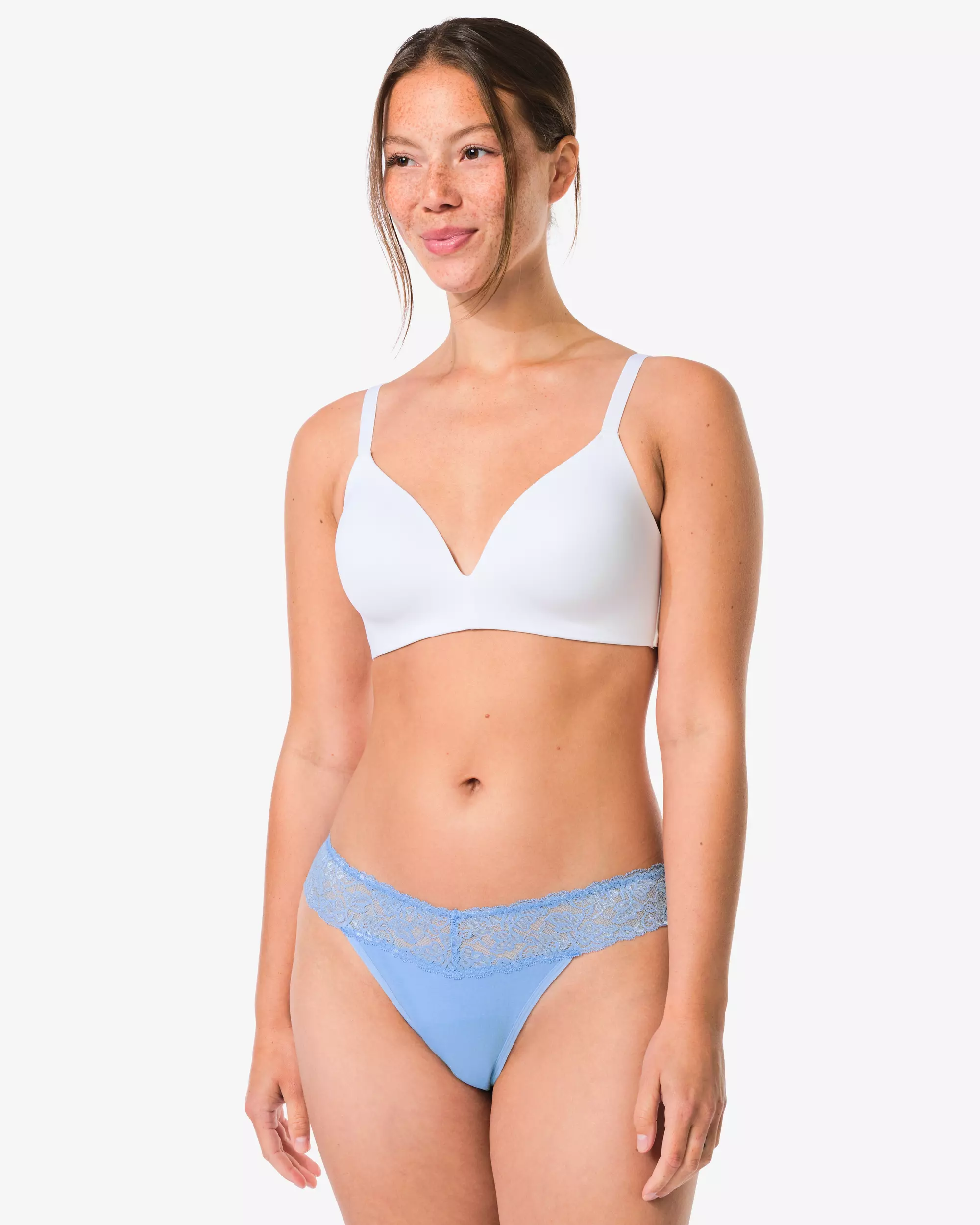 string femme coton et dentelle