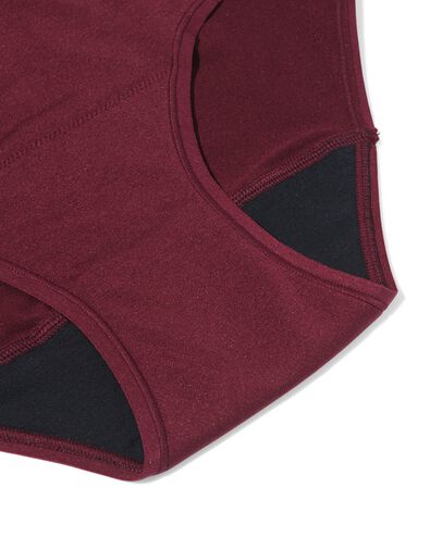 menstruatiehipster naadloos lichte absorptie donkerrood - 19608419DARKRED - HEMA