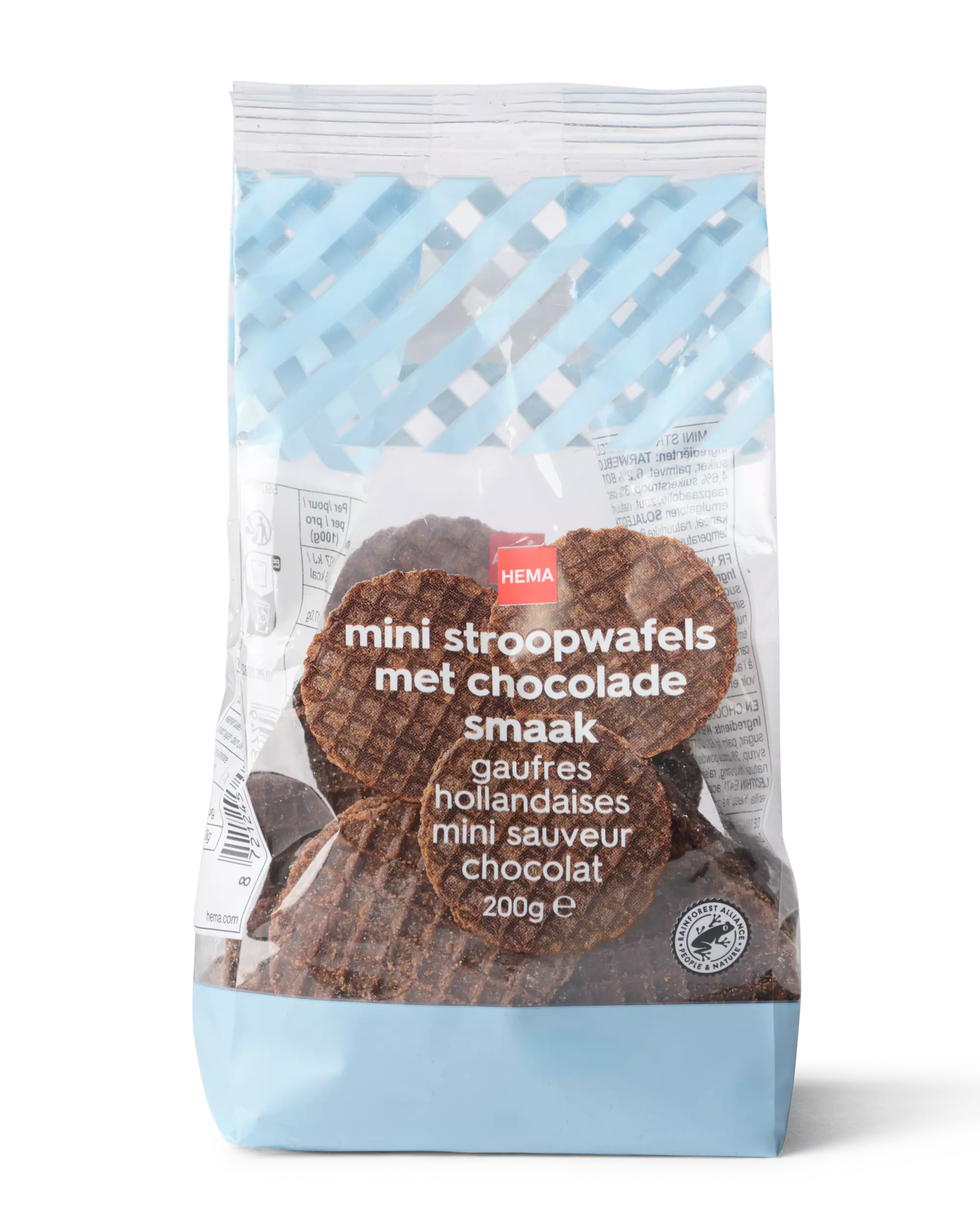 mini gaufres hollandaises au chocolat 200 g