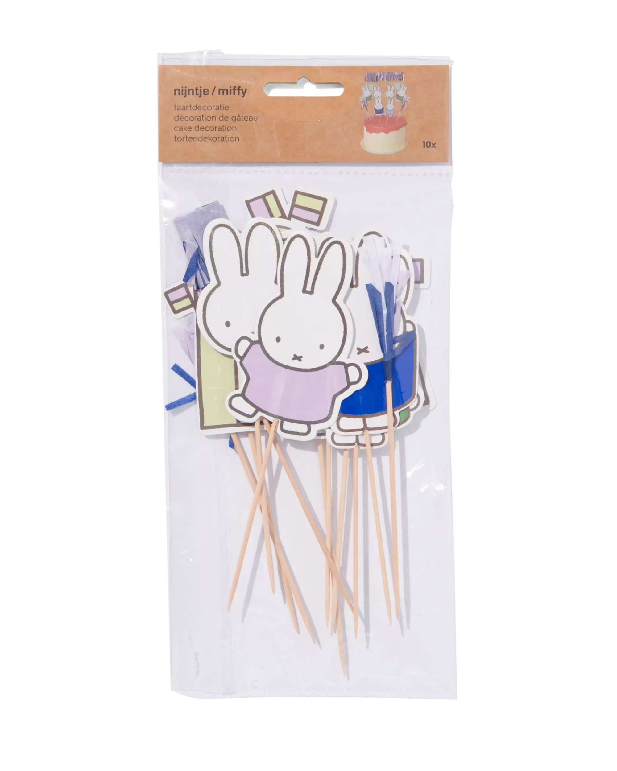 10-teilige Kuchendeko, Miffy