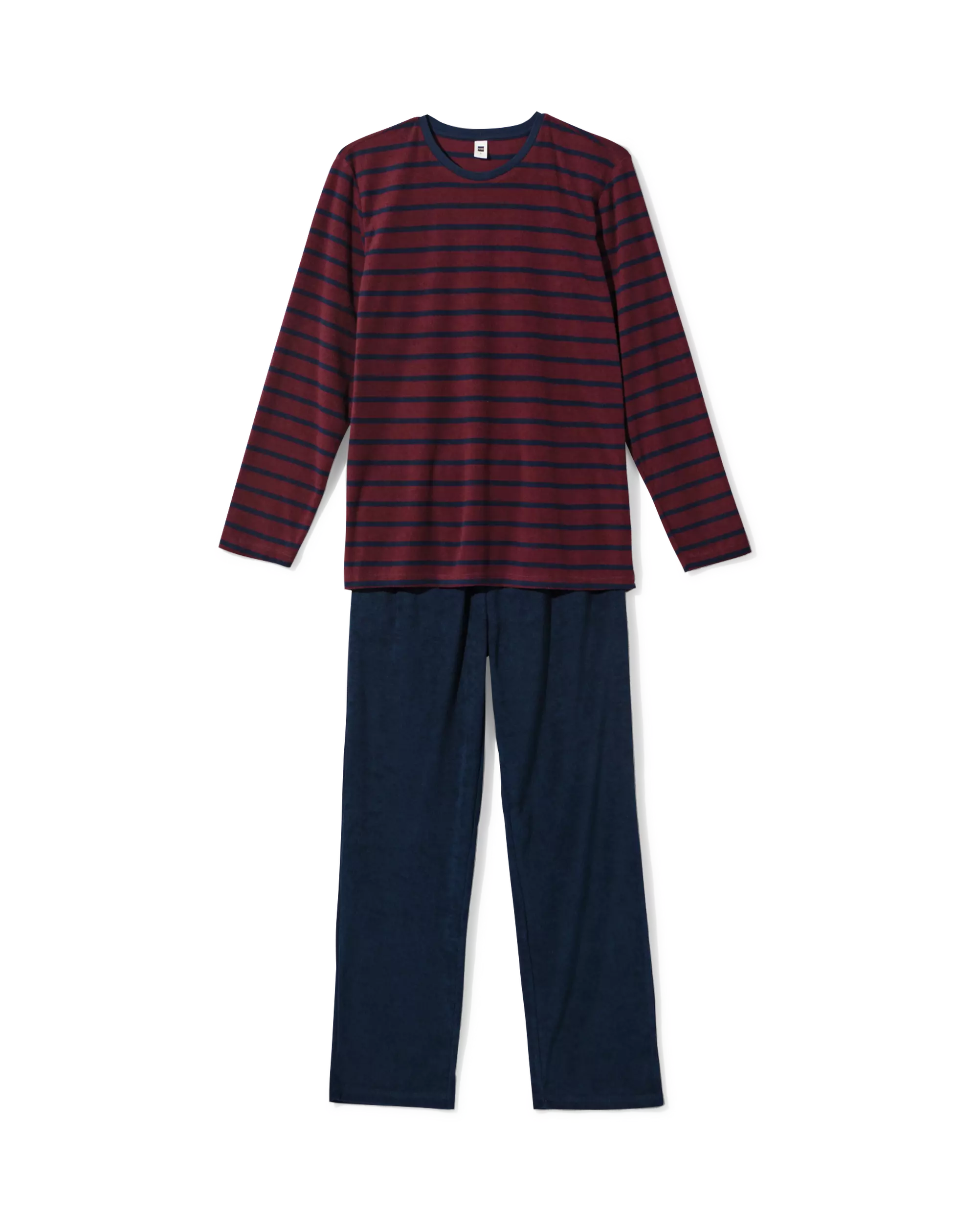 Herrenpyjama, Jersey, gestreift